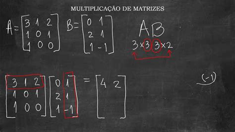 multiplicação de matrizes 3x3